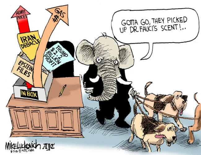 Editorial cartoon for Aug. 10, 2026